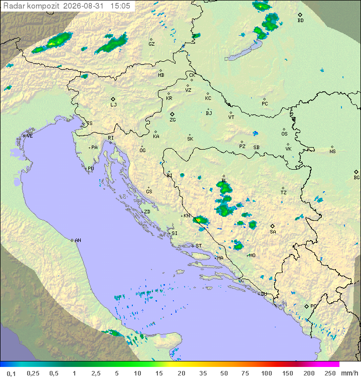 Padavine Hrvaška