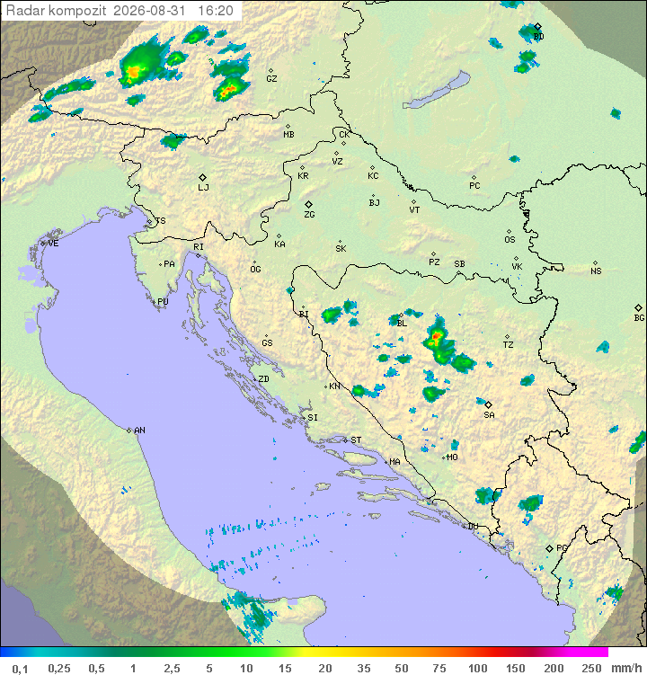 Padavine Hrvaška