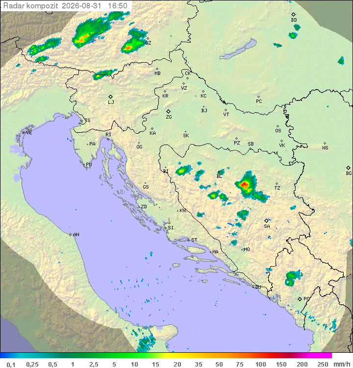 Padavine Hrvaška