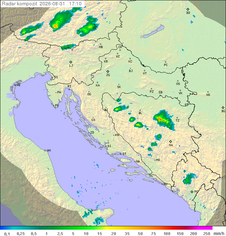 Padavine Hrvaška
