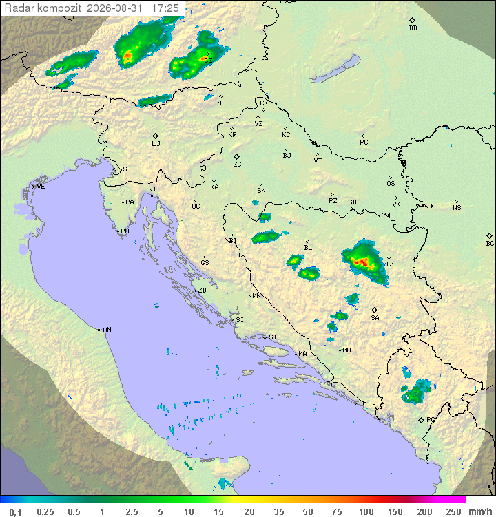Padavine Hrvaška