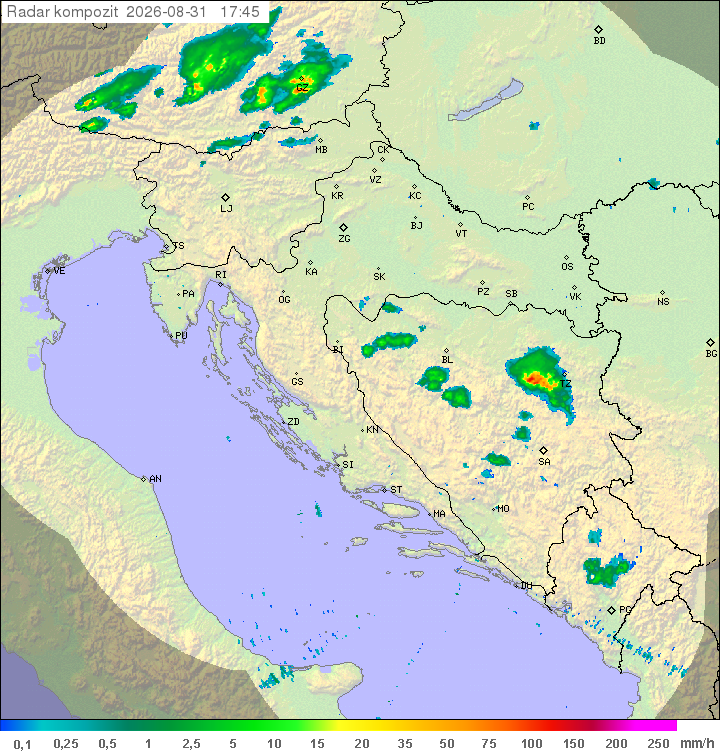 Padavine Hrvaška