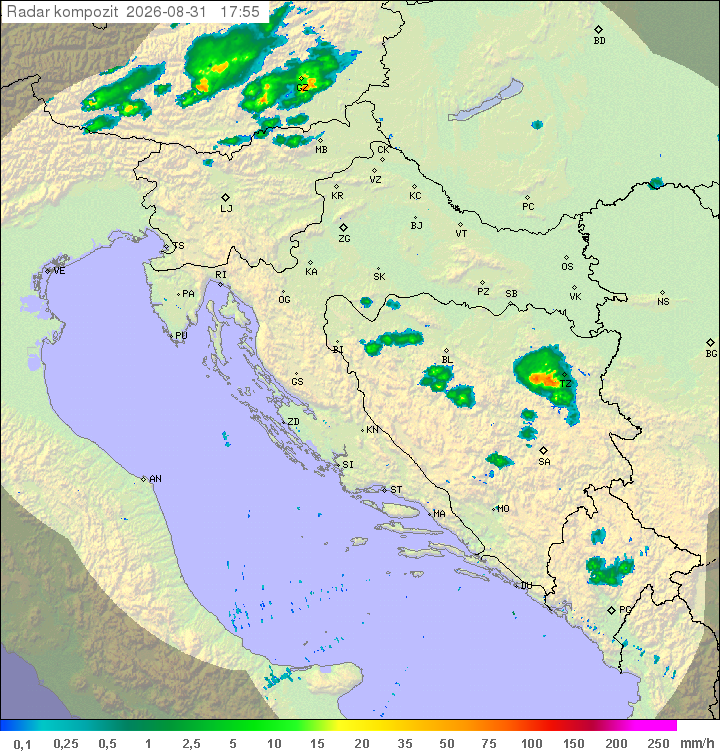 Padavine Hrvaška