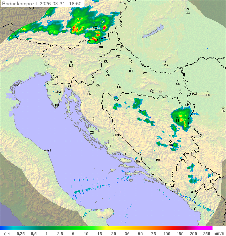 Padavine Hrvaška