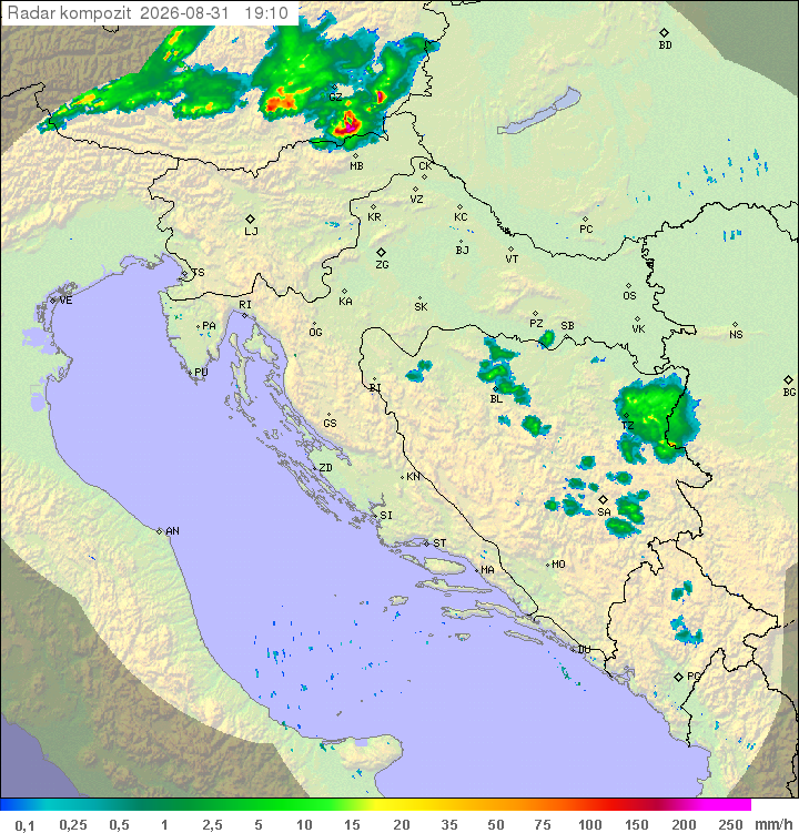 Padavine Hrvaška