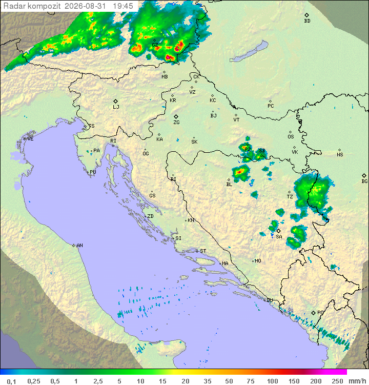 Padavine Hrvaška