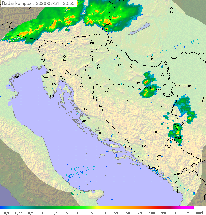 Padavine Hrvaška