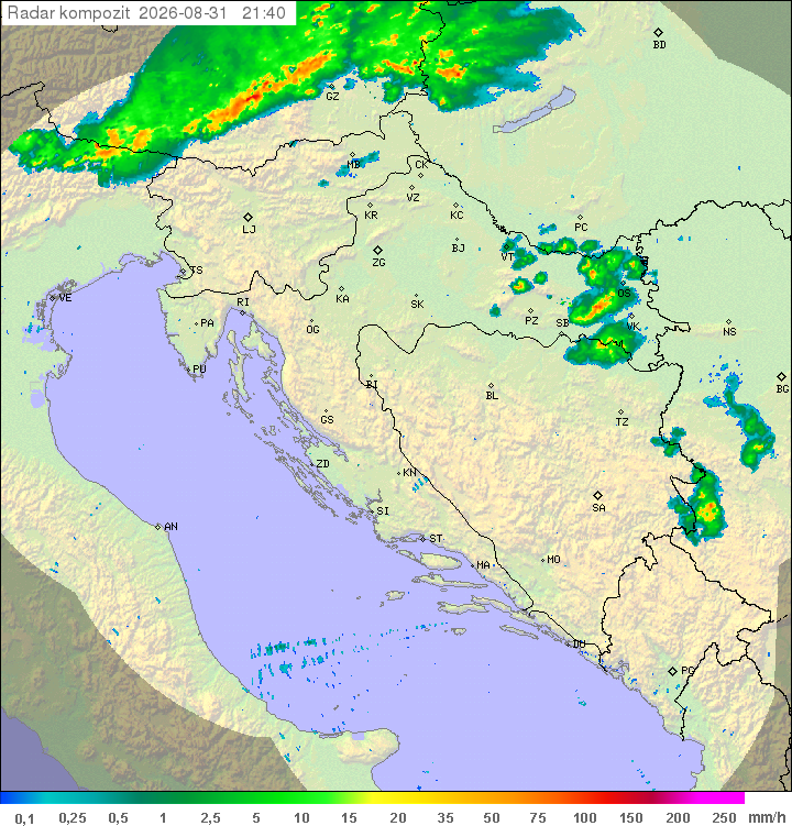 Padavine Hrvaška