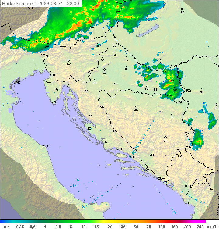Padavine Hrvaška