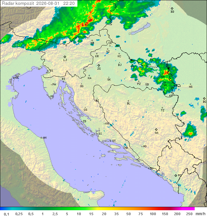 Padavine Hrvaška