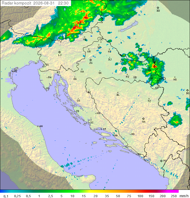 Padavine Hrvaška
