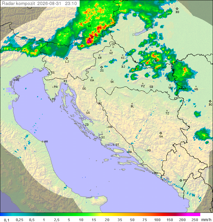 Padavine Hrvaška