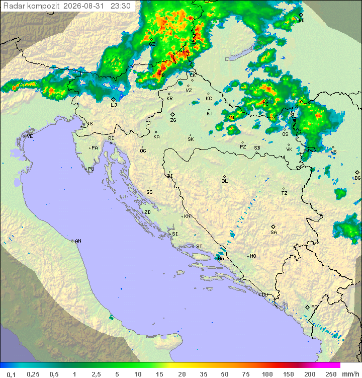 Padavine Hrvaška