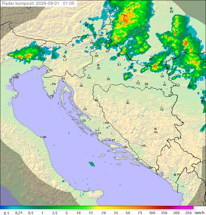 Padavine Hrvaška