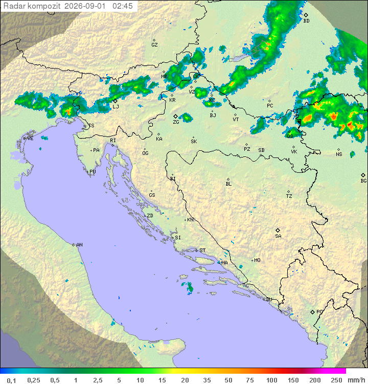Padavine Hrvaška
