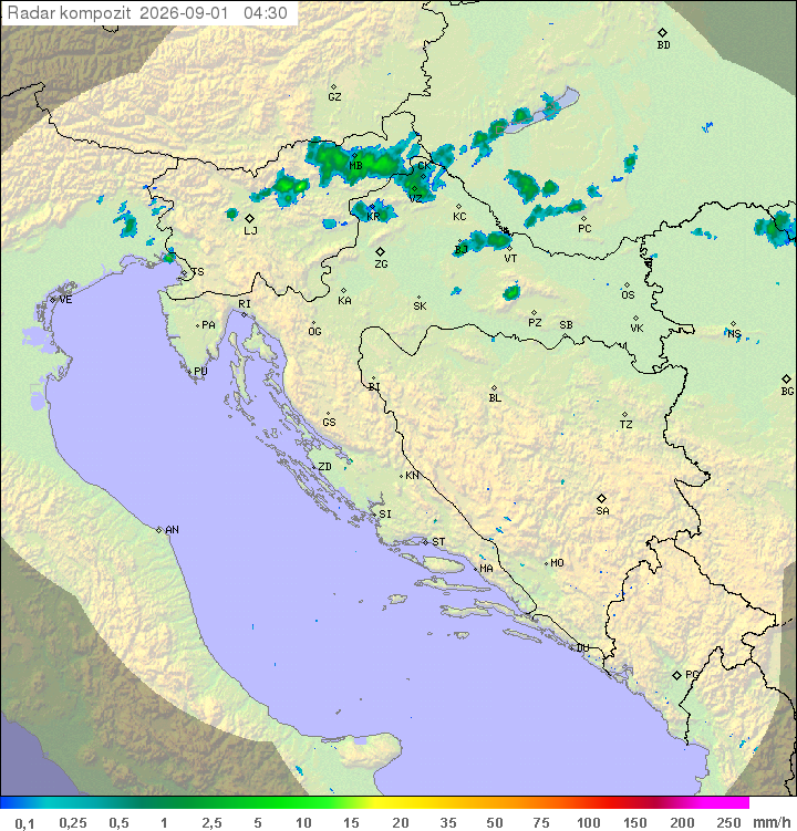 Padavine Hrvaška