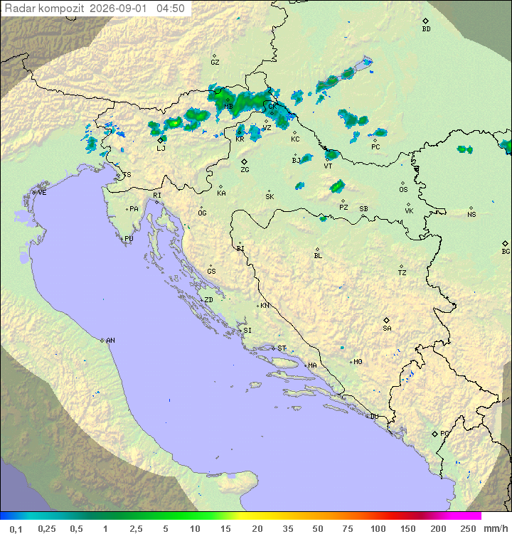 Padavine Hrvaška