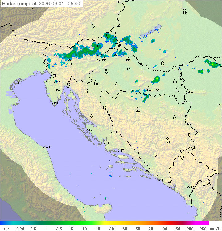 Padavine Hrvaška