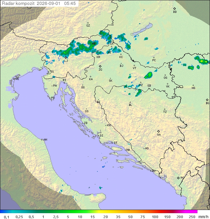 Padavine Hrvaška