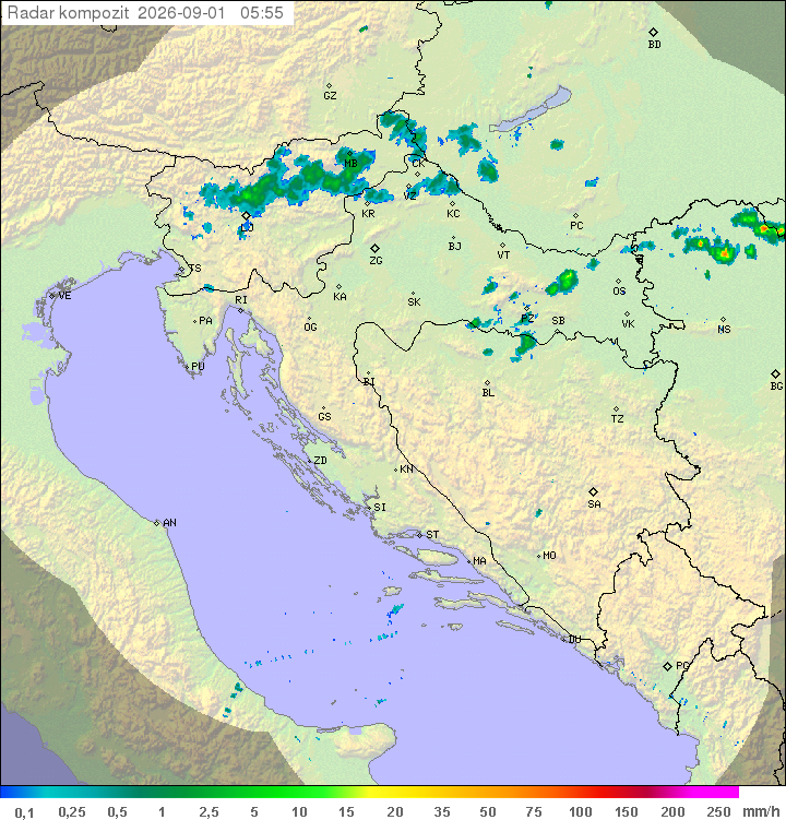 Padavine Hrvaška
