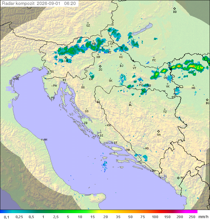 Padavine Hrvaška