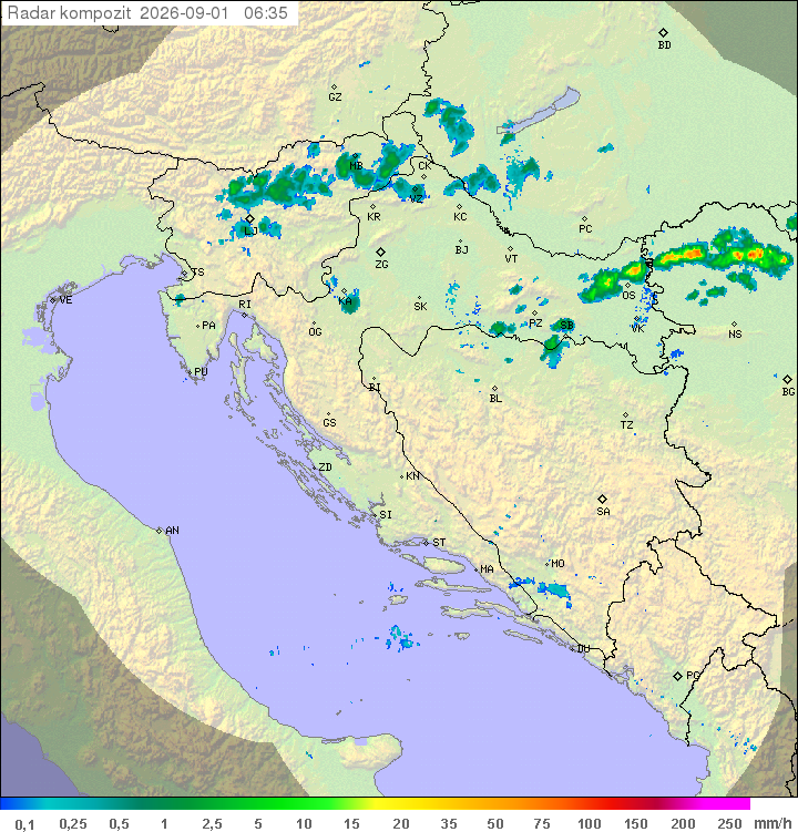 Padavine Hrvaška