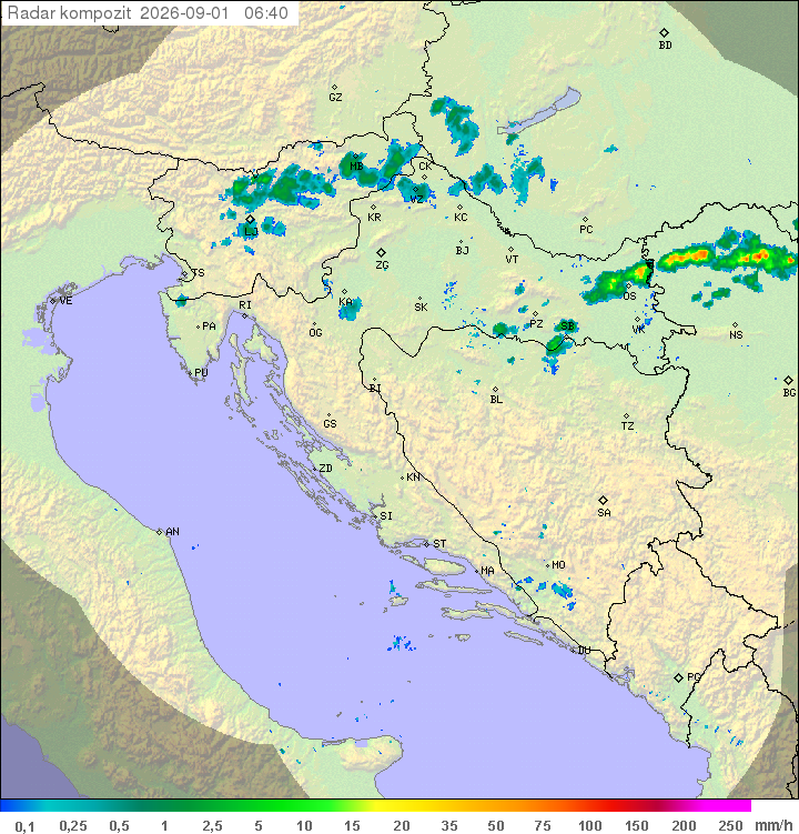 Padavine Hrvaška