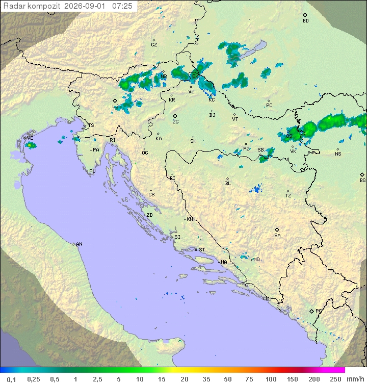 Padavine Hrvaška