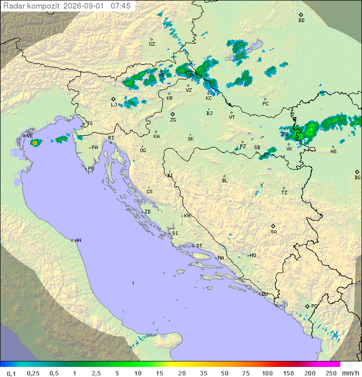 Padavine Hrvaška