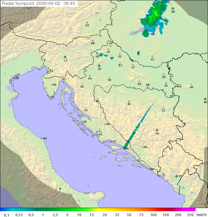 Padavine Hrvaška