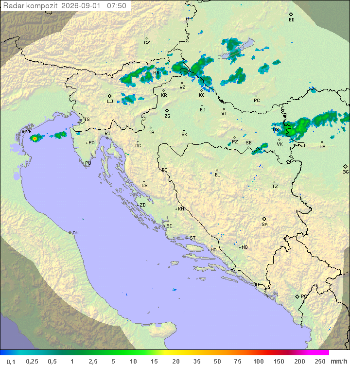 Padavine Hrvaška