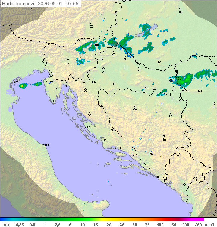 Padavine Hrvaška