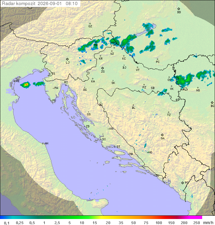 Padavine Hrvaška