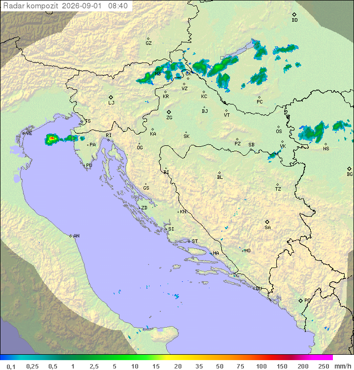 Padavine Hrvaška