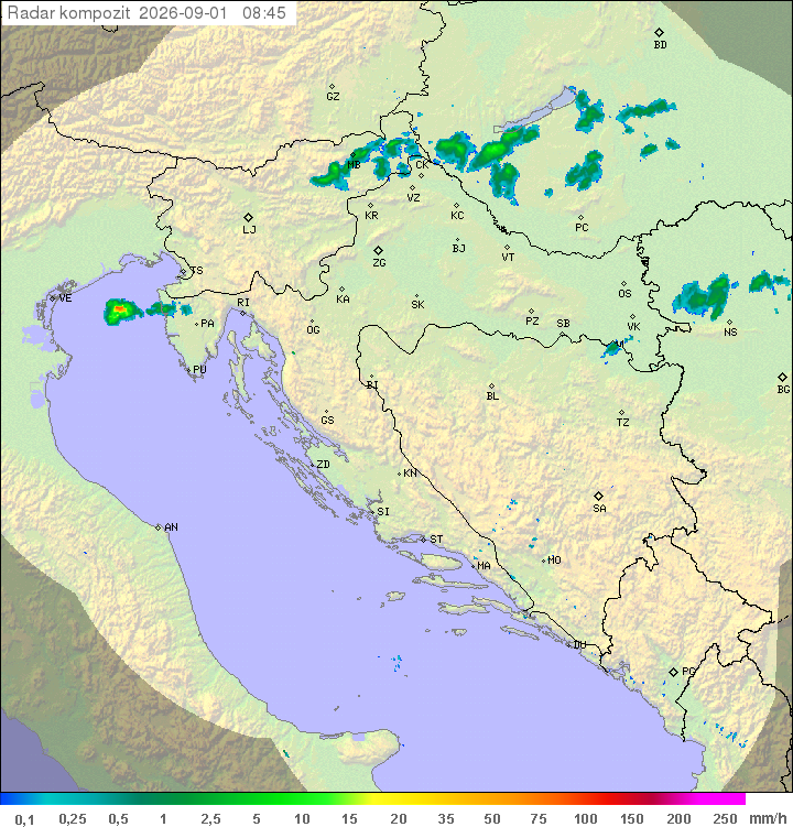 Padavine Hrvaška