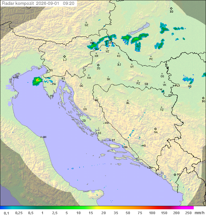 Padavine Hrvaška