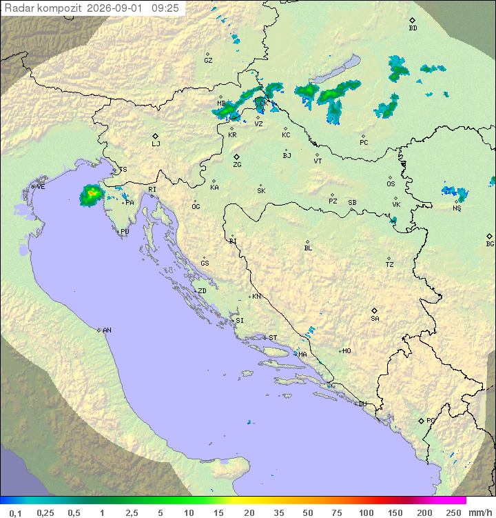 Padavine Hrvaška