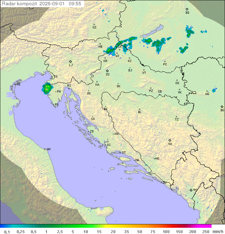 Padavine Hrvaška