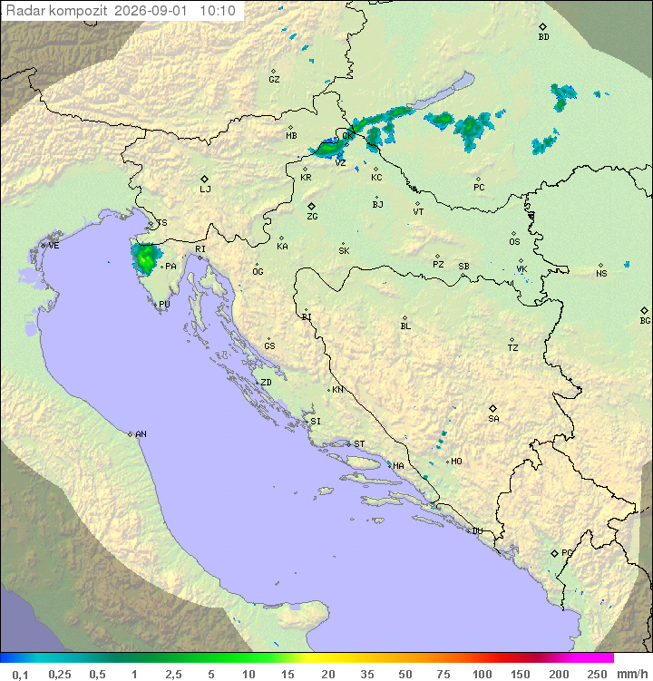 Padavine Hrvaška