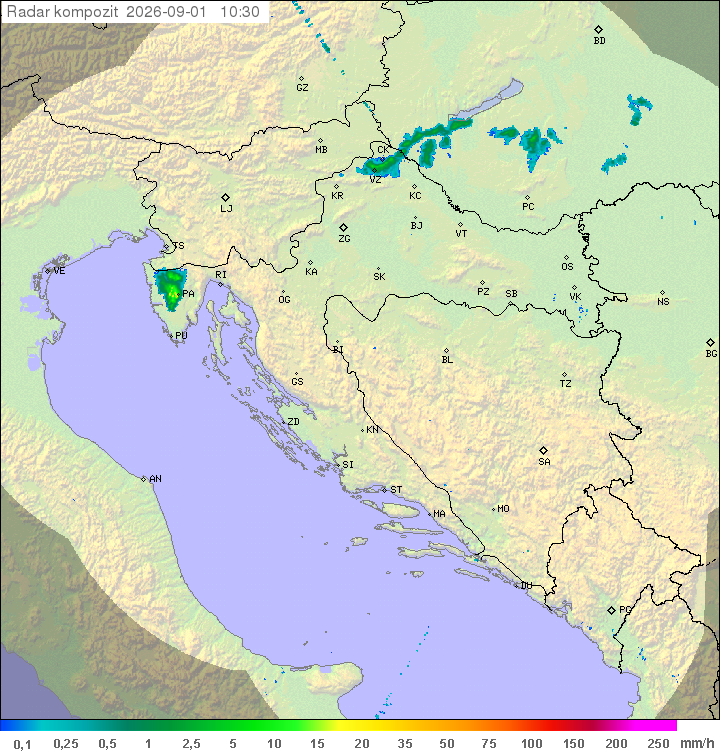 Padavine Hrvaška