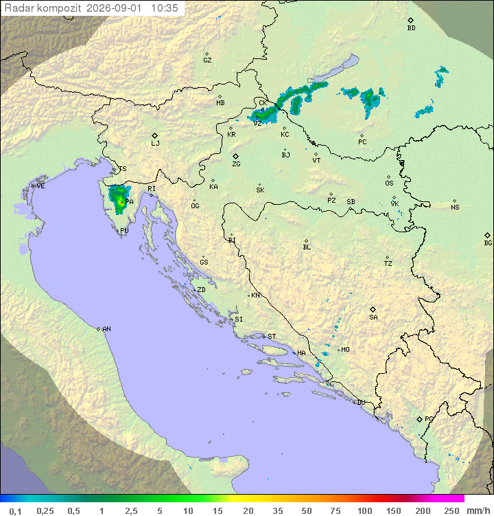 Padavine Hrvaška