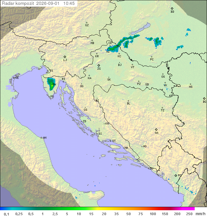 Padavine Hrvaška