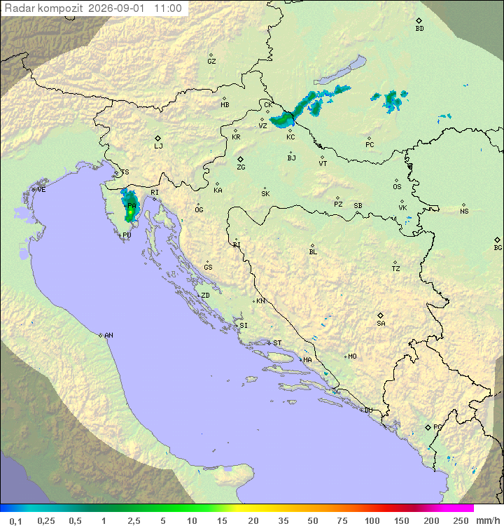 Padavine Hrvaška