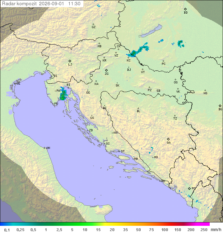 Padavine Hrvaška