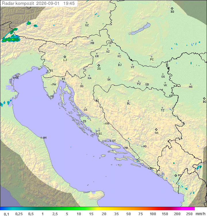 Padavine Hrvaška