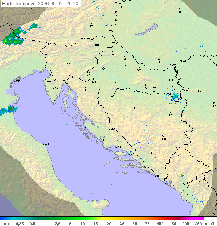 Padavine Hrvaška