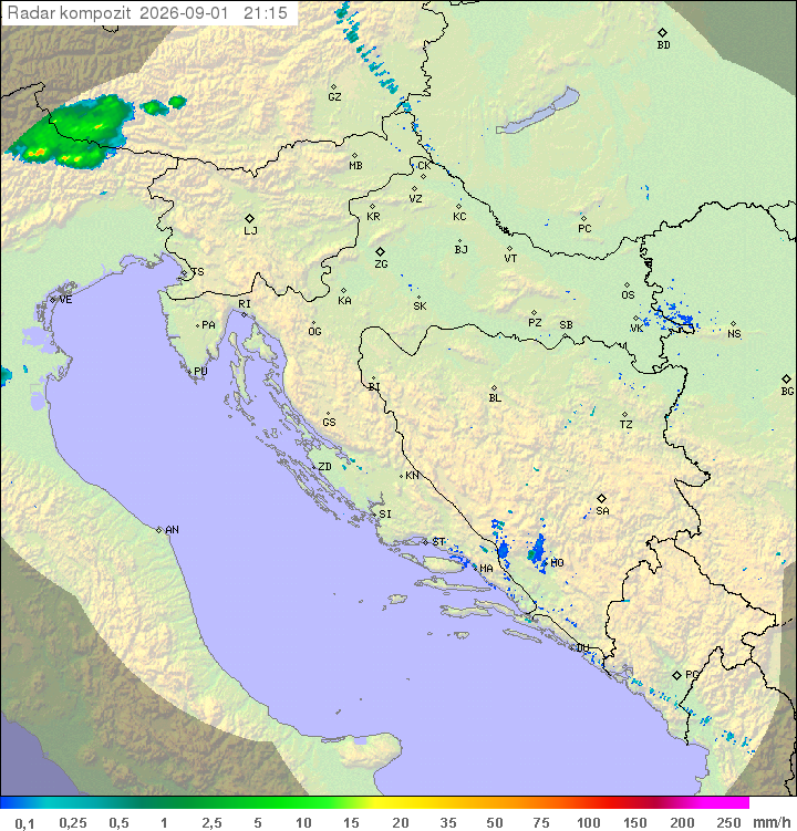 Padavine Hrvaška