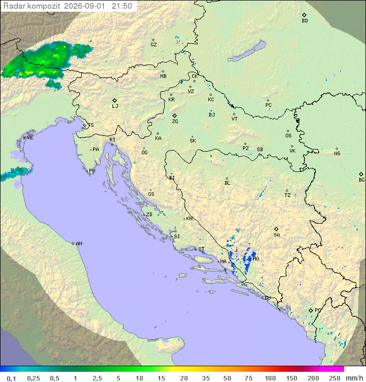Padavine Hrvaška