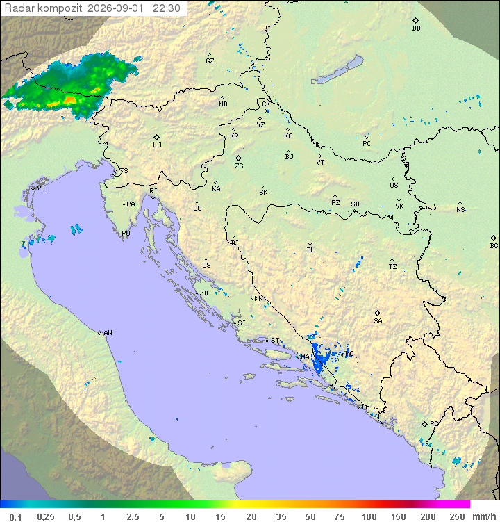Padavine Hrvaška