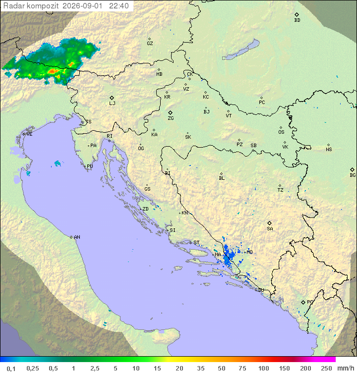 Padavine Hrvaška